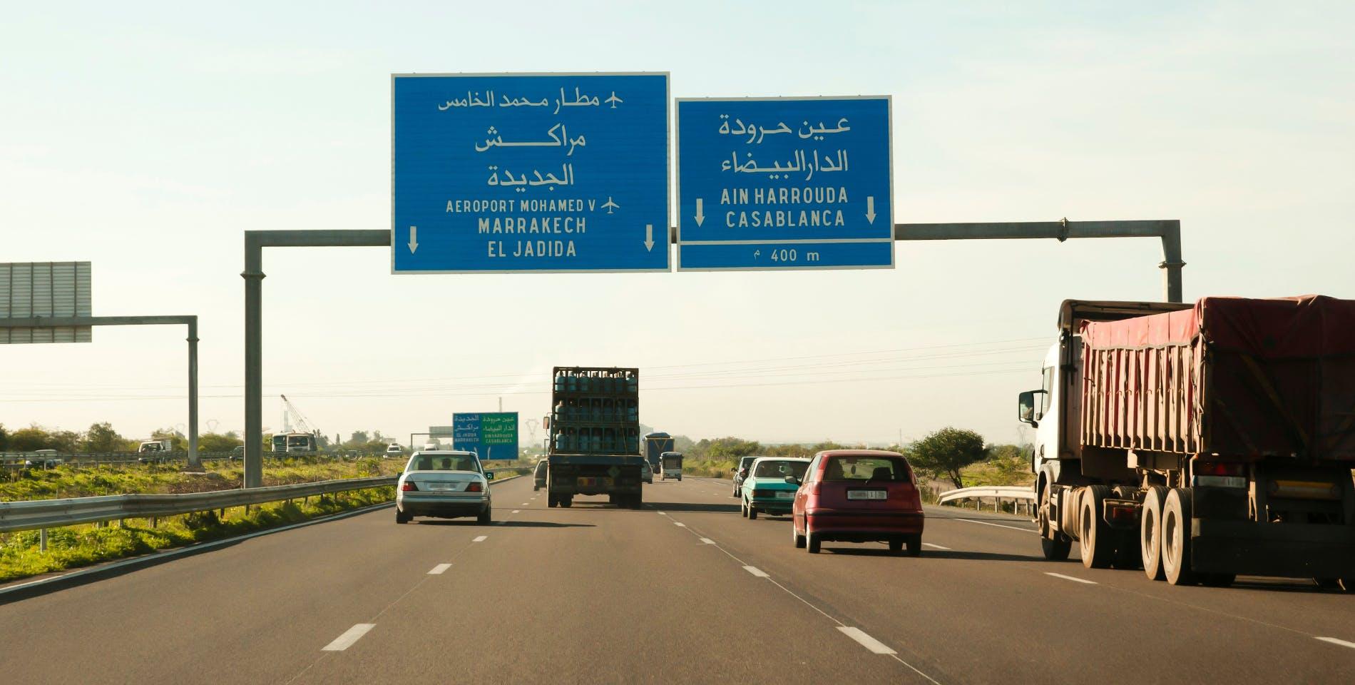 Casablanca Marrakech Highway