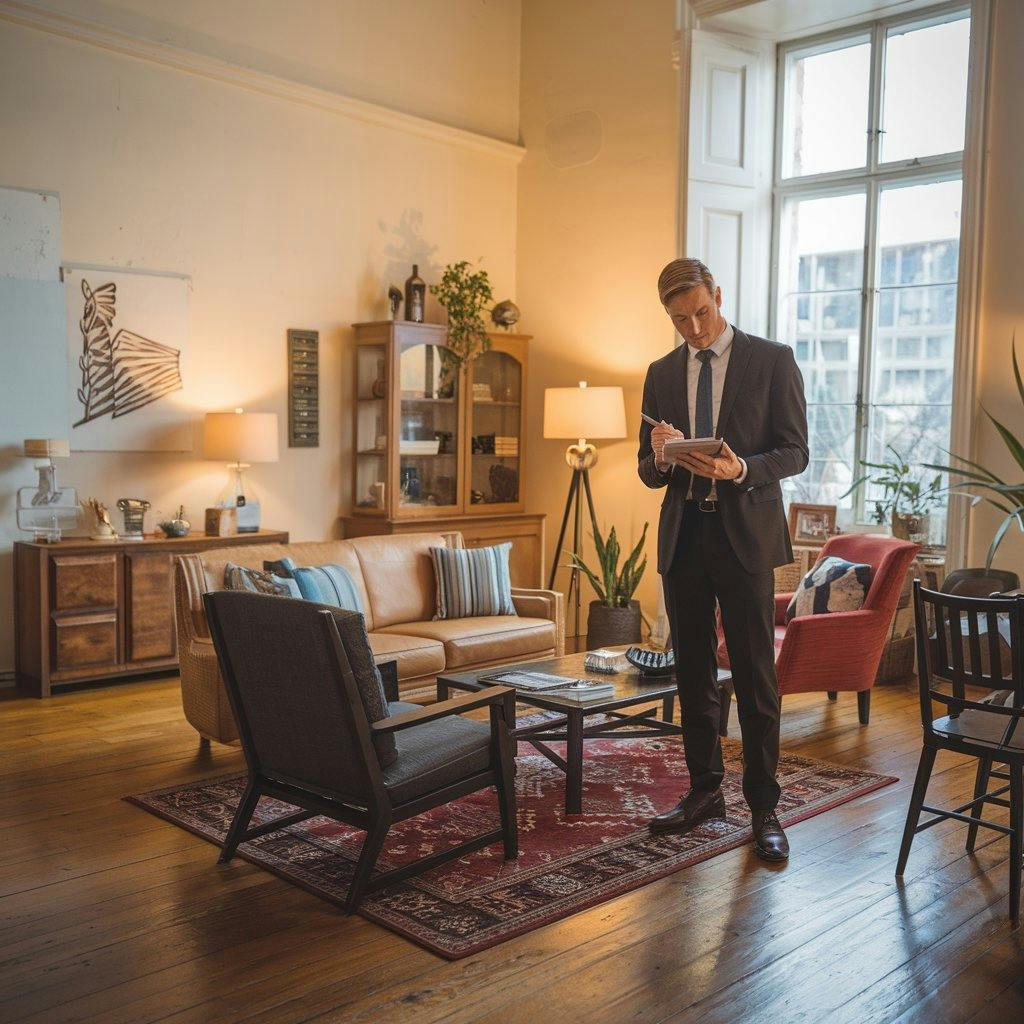 A man standing in his office