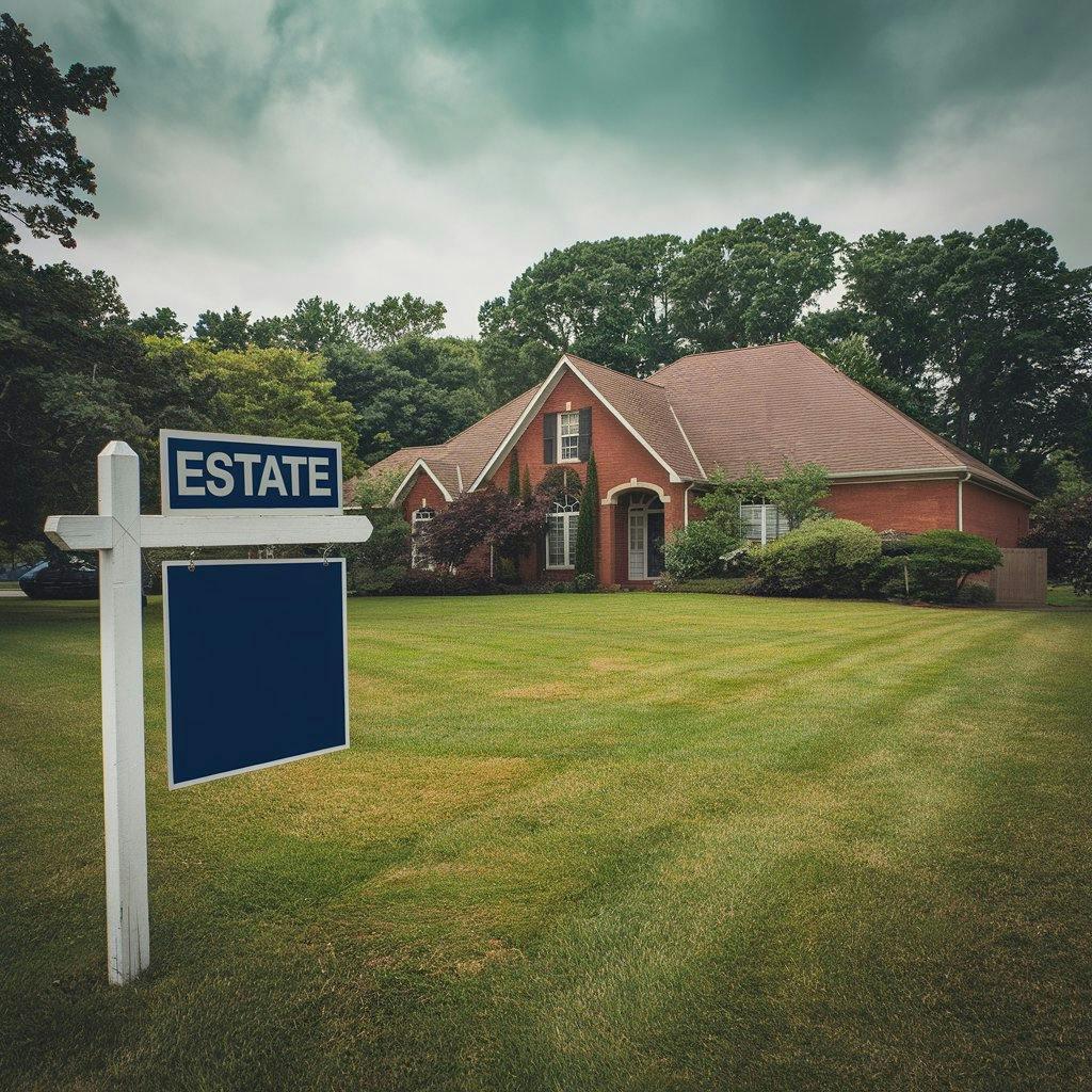 A house with a plaque