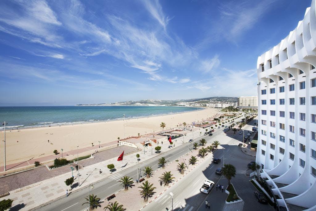 A part of Tangier's beach