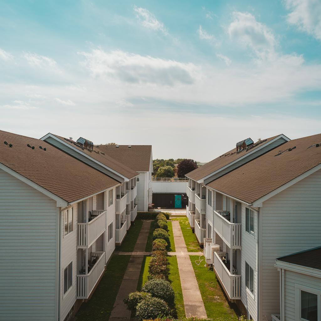 Rows of houses