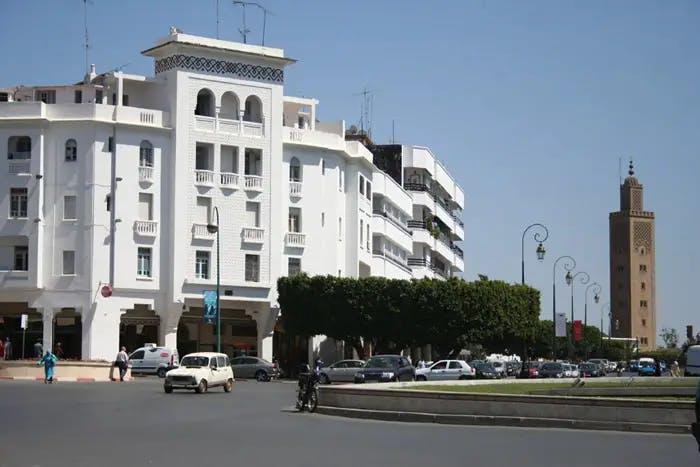 Un coin de la ville de Rabat